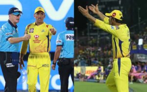 MS Dhoni umpire controversy 