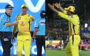MS Dhoni umpire controversy