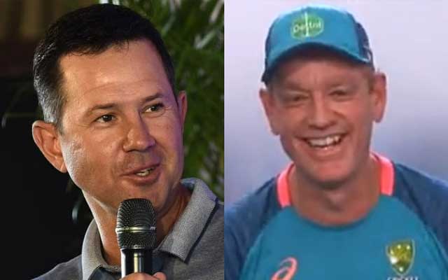 Ricky Ponting (left) and Andrew McDonald (right)