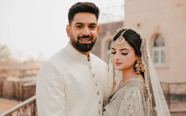 Haris Rauf and Munza Malik