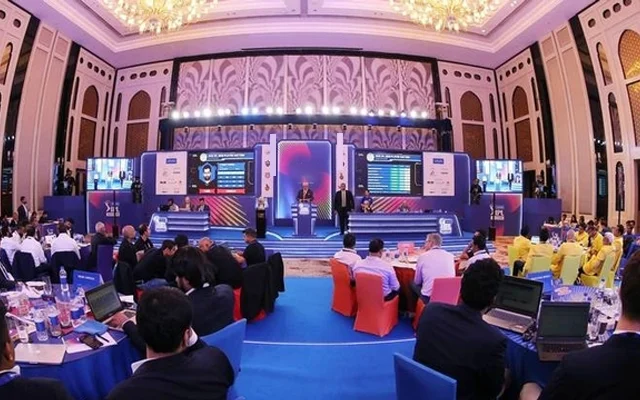 Indian T20 League Auction Room