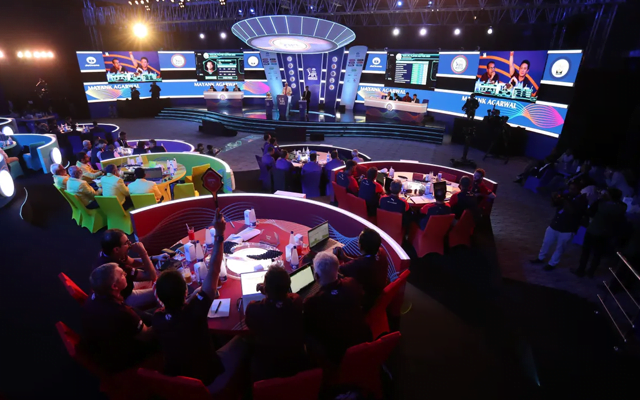 Indian T20 League Auction Room