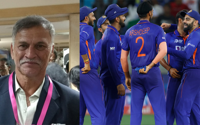 Roger Binny (left) and Indian Cricket Team (right)