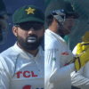 Sarfaraz Khan and Mohammad Rizwan (left) and Sarfaraz Ahmed (right)