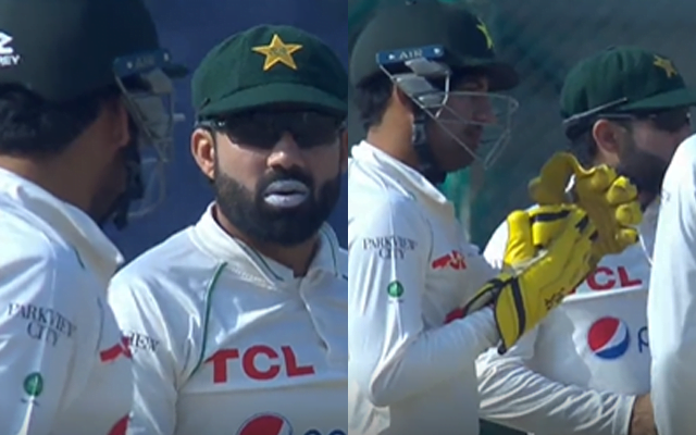 Sarfaraz Khan and Mohammad Rizwan (left) and Sarfaraz Ahmed (right)