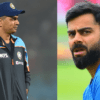 Virat Kohli and Rahul Dravid