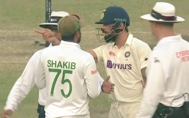 Virat Kohli and Shakib Al Hasan