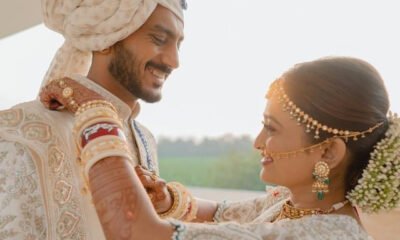 'Bahut bahut badhae bhai' - Fans wish Axar Patel as allrounder ties knot with fiance Meha Patel