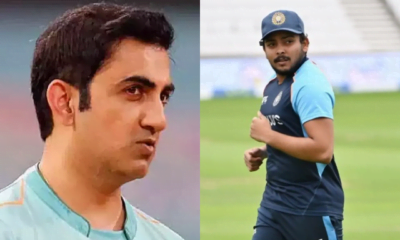 Gautam Gambhir (left) and Prithvi Shaw (right)