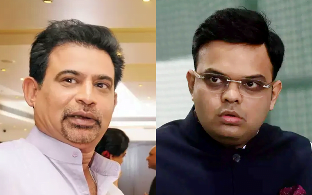 Chetan Sharma and Jay Shah