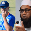 Rahul Dravid (left) and Inzamam-Ul-Haq (right)