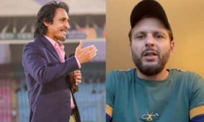 Ramiz Raja (left) and Shahid Afridi (right)