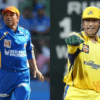 Sachin Tendulkar (left) and MS Dhoni (right)