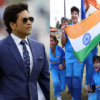 Sachin Tendulkar (left) and U19 WC winning Women's Cricket Team (right)