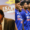 Shashi Tharoor (left) and Indian Cricket Team (right)