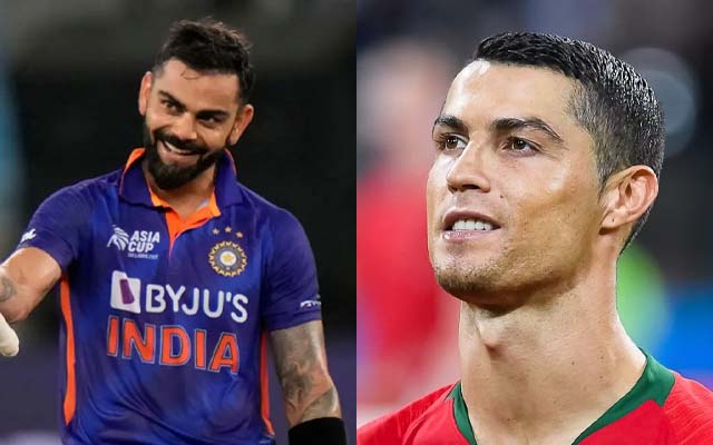 Virat Kohli and Cristiano Ronaldo
