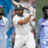 Kohli, Rohit and Jadeja