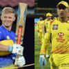 Sam Billings with MS Dhoni