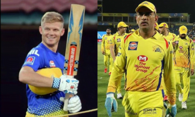 Sam Billings with MS Dhoni