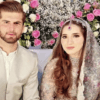 Shaheen Afridi with his wife