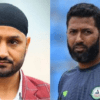 Harbhajan Singh and Wasim Jaffer