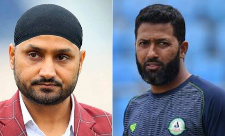 Harbhajan Singh and Wasim Jaffer