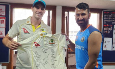 Cheteshwar Pujara and Pat Cummins