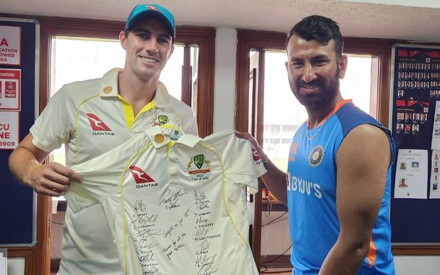 Cheteshwar Pujara and Pat Cummins
