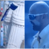 Rohit Sharma (left) and Nathan Lyon (right)