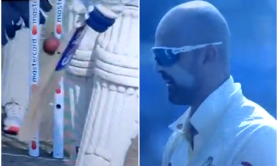 Rohit Sharma (left) and Nathan Lyon (right)