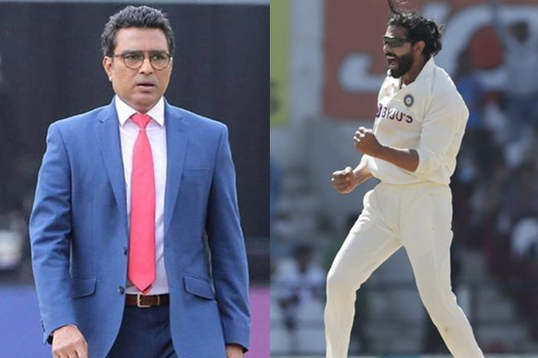 Sanjay Manjrekar (left) and Ravindra Jadeja (right)