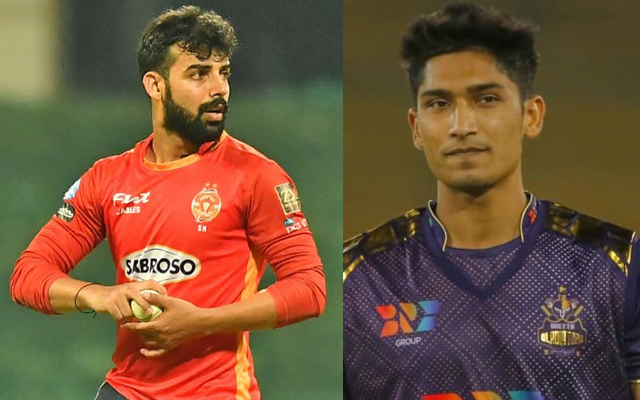 Shadab Khan and Mohammad Hasnain