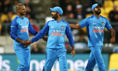 Shikhar Dhawan, Dinesh Karthik, and Vijay Shankar