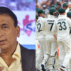 Sunil Gavaskar (left) and Australia Test Cricket Team (right)