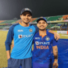 Shubhman Gill with Ishan Kishan