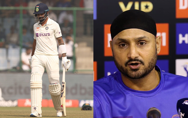 KL Rahul and Harbhajan Singh