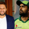 Shahid Afridi, Babar Azam