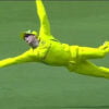 Steve Smith's flying catch