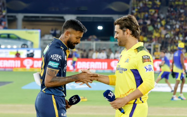 Hardik Pandya and MS Dhoni