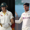 Marnus Labuschangne (left) and Shubman Gill (right)