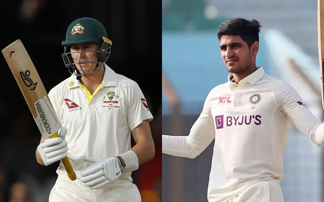 Marnus Labuschangne (left) and Shubman Gill (right)