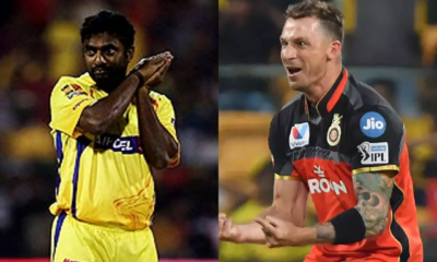 Muttiah Murlidharan (left) and Dale Steyn (right)