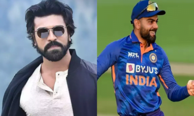 Ram Charan (left) and Virat Kohli (right)