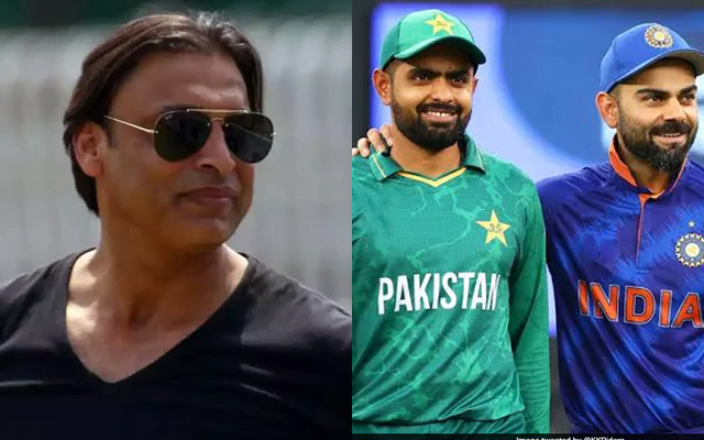 Shoaib Akhtar (left) and Babar Azam-Virat Kohli (right)