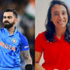 Virat Kohli (left) and Smriti Mandhana (right)