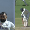 Mohammed Shami uproots off stump