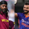 Chris Gayle and Virat Kohli