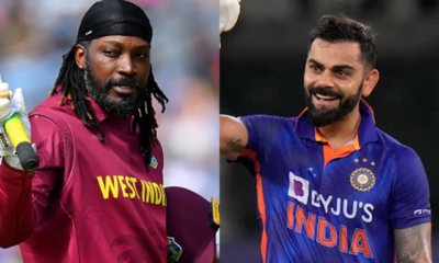 Chris Gayle and Virat Kohli