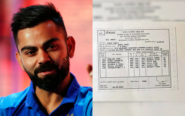 Virat Kohli shared an inspirational post