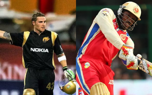 Brendon McCullum, Chris Gayle in IPL